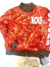 Load and play video in Gallery viewer, #15 Chiefs Sequins Jacket