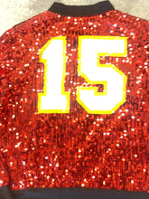 Load and play video in Gallery viewer, #15 Chiefs Sequins Jacket