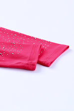 Load image into Gallery viewer, Pink Rhinestone Bodysuit