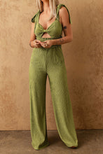 Load image into Gallery viewer, Knotted Front with Keyhole Jumpsuit