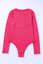 Load image into Gallery viewer, Pink Rhinestone Bodysuit