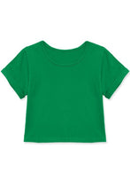 Load image into Gallery viewer, KIDS Crop Tee w/rolled Sleeve