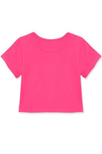 Load image into Gallery viewer, KIDS Crop Tee w/rolled Sleeve