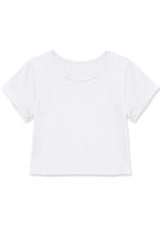 Load image into Gallery viewer, KIDS Crop Tee w/rolled Sleeve