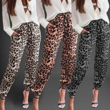 Load image into Gallery viewer, “Beautiful Mistakes” Leopard Print Drawstring Lux Pants