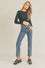 Load image into Gallery viewer, “Hurricane” Crop with Twisted Front