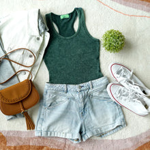 Load image into Gallery viewer, “Intentions” Mineral Wash Razorback Bodysuit