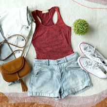 Load image into Gallery viewer, “Intentions” Mineral Wash Razorback Bodysuit