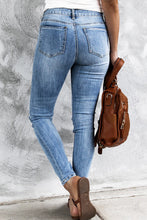 Load image into Gallery viewer, High Rise Button Fly Skinny Jeans