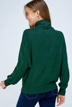 Load image into Gallery viewer, Turtleneck Brushed Long Sleeve Knit Top