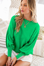 Load image into Gallery viewer, Balloon Sleeve Knit Top