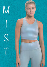 Load image into Gallery viewer, “All About That Bass” Pearlescent Holo Foil Razorback Sports Bra