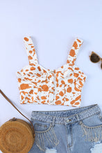 Load image into Gallery viewer, Cow Pattern Crop Top