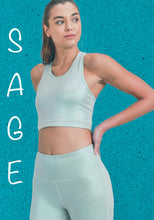 Load image into Gallery viewer, “All About That Bass” Pearlescent Holo Foil Razorback Sports Bra