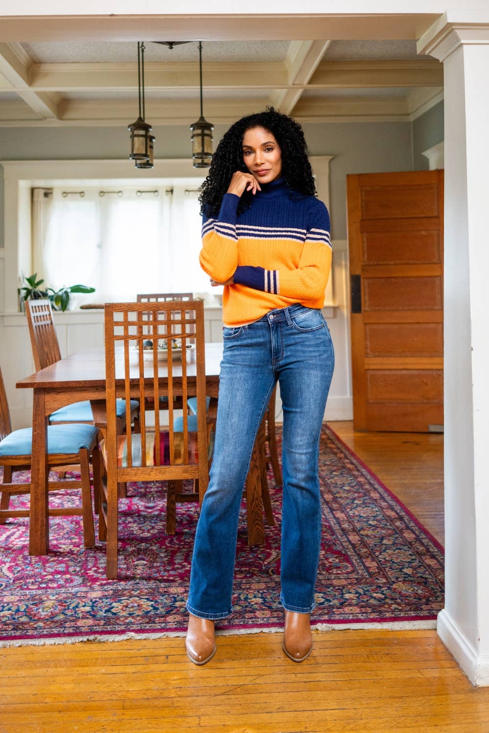 JUDY BLUE Mid Rise Thermal Bootcut