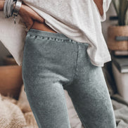 Vintage Washed Ribbed Leggings