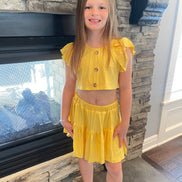 KIDS 2 Piece Skirt and Top Set
