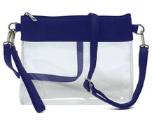 Load image into Gallery viewer, Game Day Clear Crossbody Bag/Clutch
