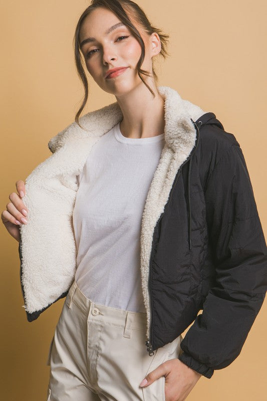 Reversible Hooded Jacket