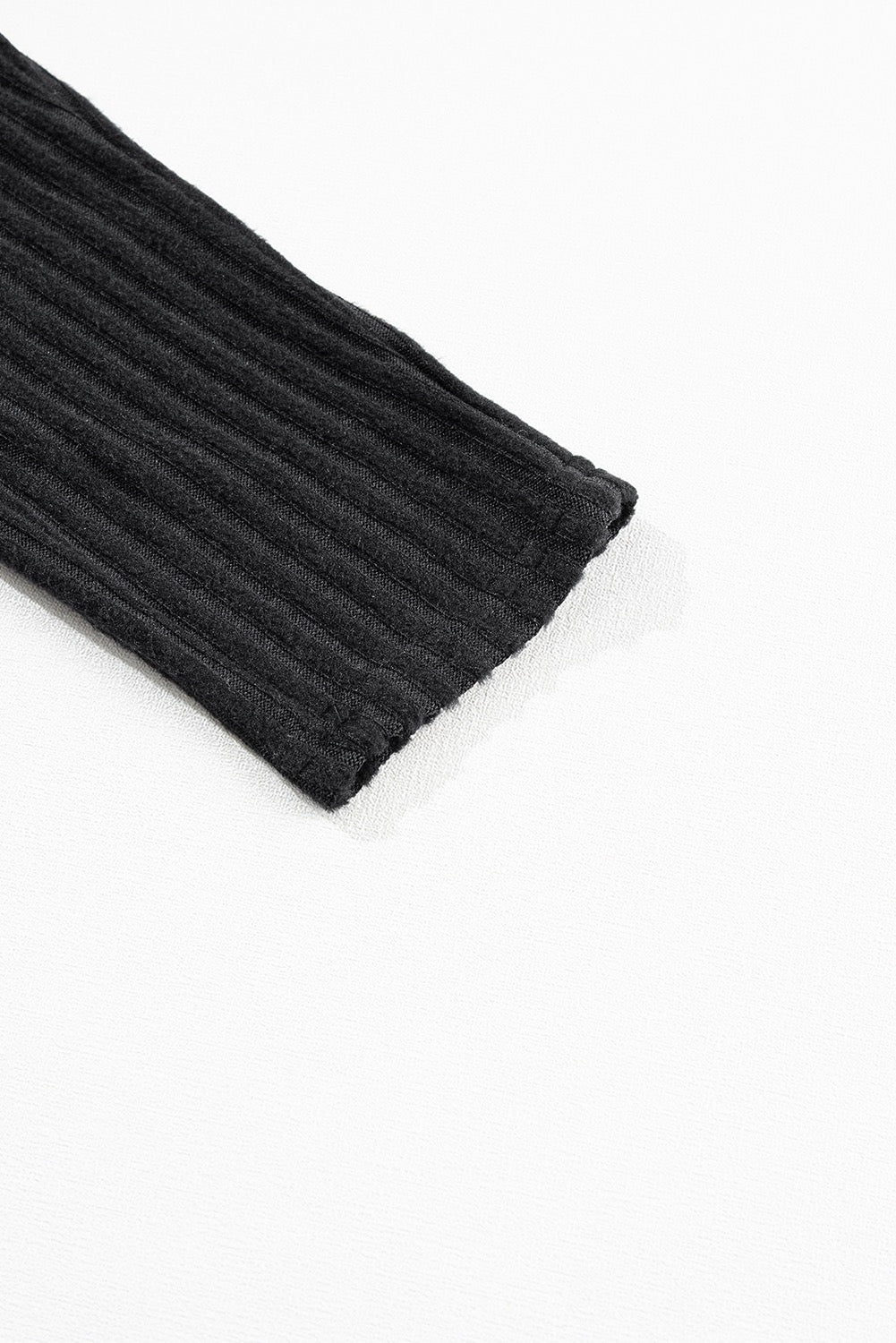 Wide Waistband Ribbed Knit Leggings