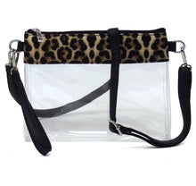 Load image into Gallery viewer, Game Day Clear Crossbody Bag/Clutch
