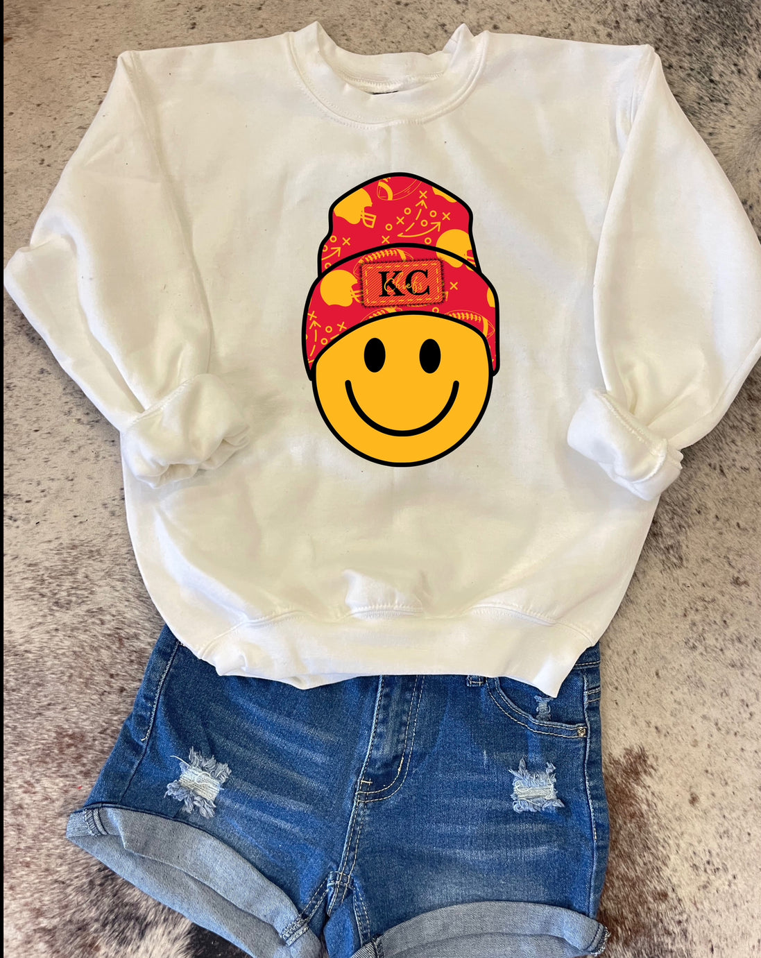 KIDS CHIEFS Sweatshirt Smiley Face