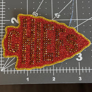 Rhinestone Transfer Arrowhead Chiefs