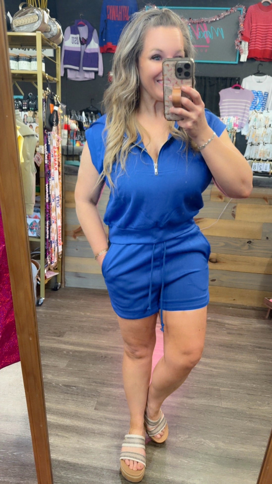 Blake Half Zip SHORTS only