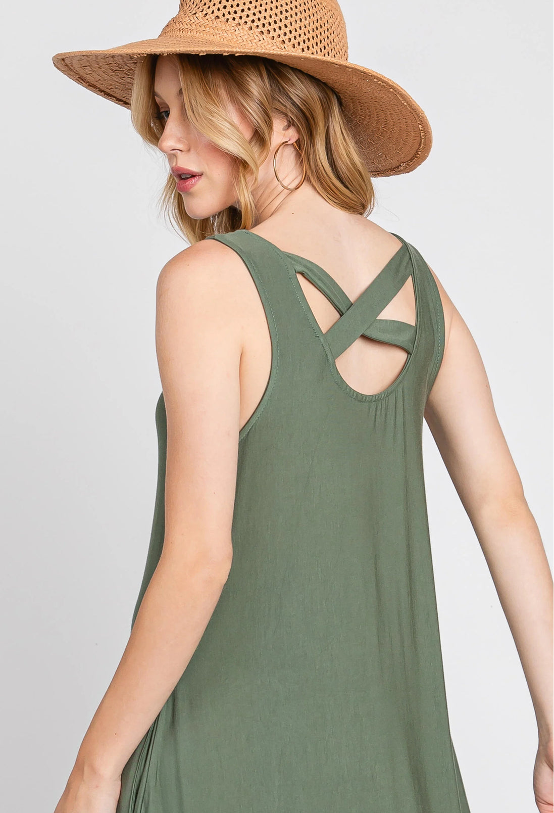 Criss Cross Back Dress