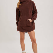 FLEECE HOODIE TUNIC