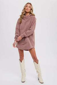 FLEECE HOODIE TUNIC