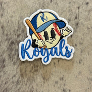 KC Royals Baseball Guy Patch