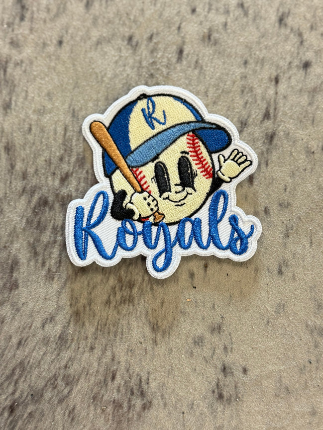 KC Royals Baseball Guy Patch