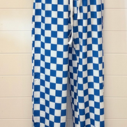 Checkered Royals Pants