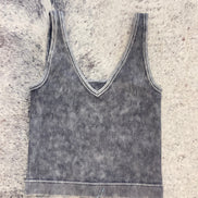 Reversible Neckline Cropped Tank