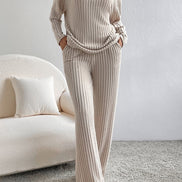 Ribbed Knit Two Piece Set