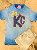 KC Crown Royals Tee w/Sequin Patch