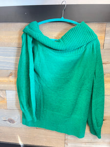 Chunky Off Shoulder Sweater
