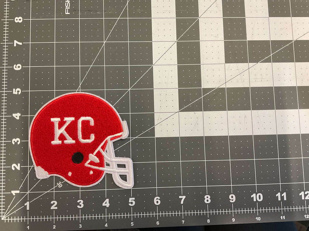 KC Helmet Chenille Patch