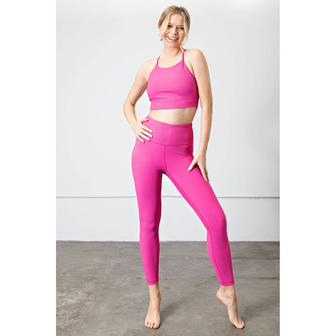 RIBBED YOGA LEGGINGS