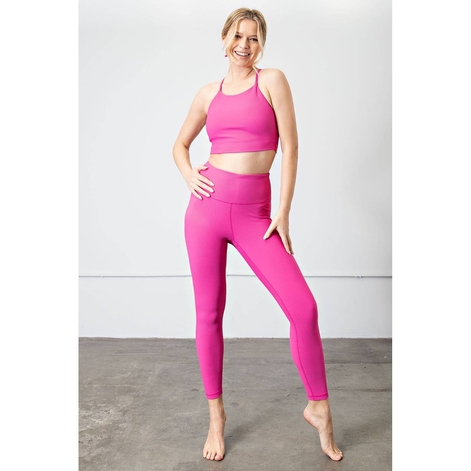 RIBBED YOGA LEGGINGS