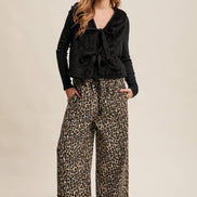 Reversible Tie-Front Fuzzy Vest