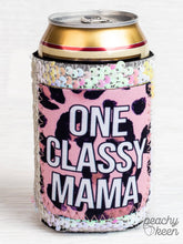 Load image into Gallery viewer, One Classy Mama Sequin Shifting Can Cooler
