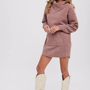 FLEECE HOODIE TUNIC