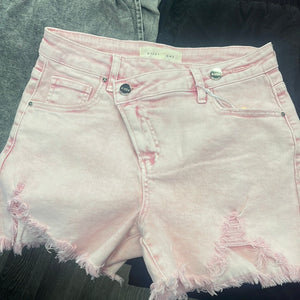 RISEN High Rise Crossover Shorts