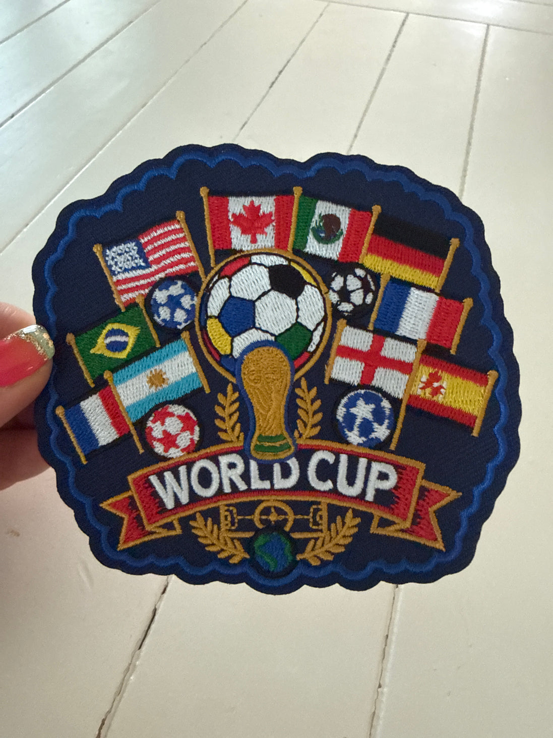 World Cup Flags Embroidered Patch (4 inch)