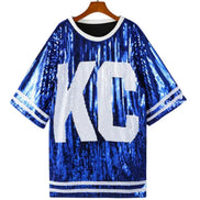 KC Sequin Shirt Dress