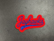 Jayhawks Chenille and Embroidered Small Patch