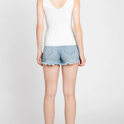 Ribbed V-Neck Sweater Tank