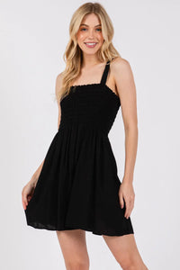Smocked Detail Romper - NJU60420A-HV